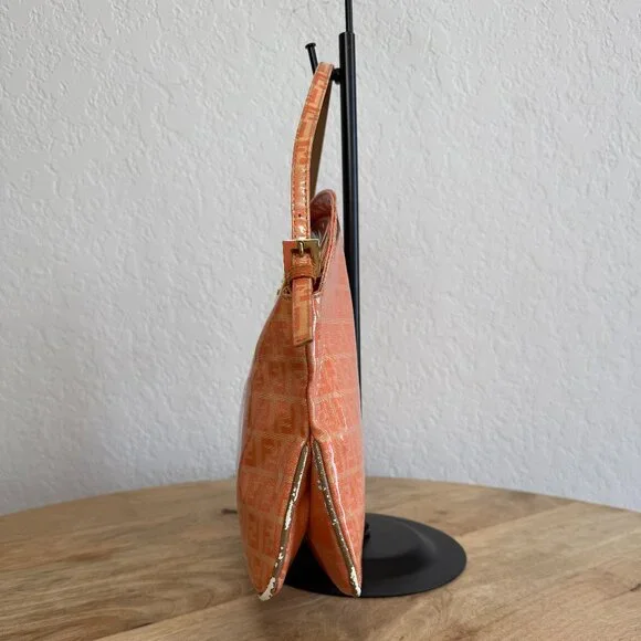 Fendi Orange Mama Baguette Handbag - Picture 3 of 8